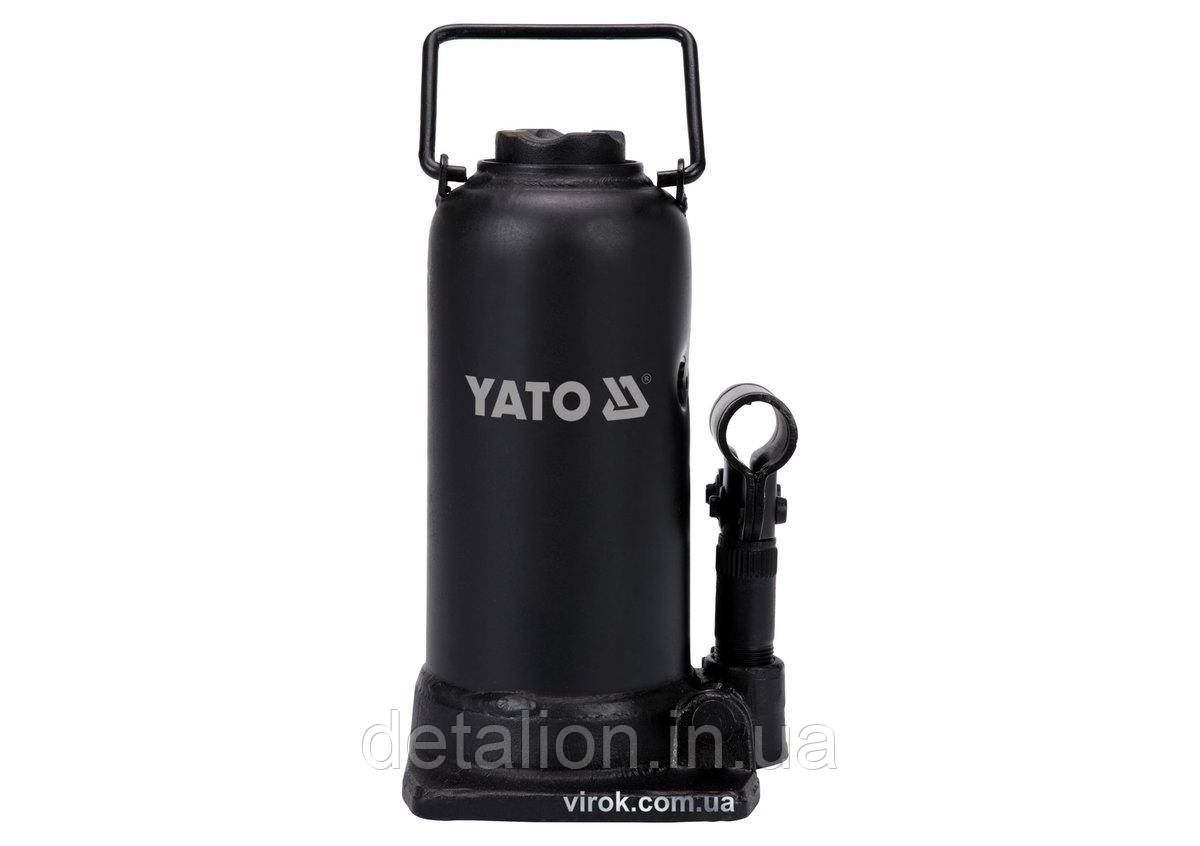 Домкрат гідравлічний стовбцевий YATO : 12 т, H= 230 - 505 мм