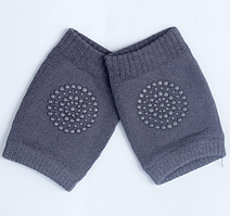 Наколінники дитячі для повзання one size сірий