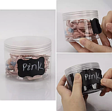 Наліпки на банку, стікери для спецій, кухонні етикетки - 24 шт. + білий маркер, фото 10