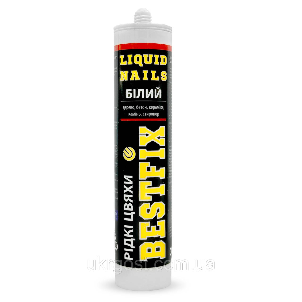 Клей акриловий Рядкі цвяхи Bestfix Білий 300 мл