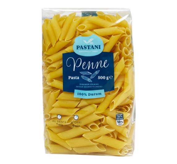 Макаронні вироби Pastani Penne Пір'я 500 г Польща, фото 1