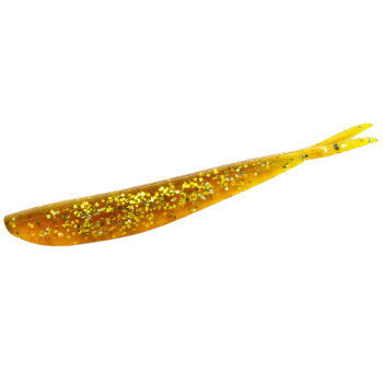 Силикон Lunker City Fin-S Fish 4" #199 Motor Oil Silver Flake 10шт. (19940)