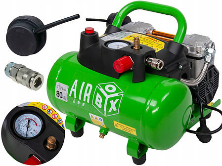 Безмасляний компресор Airbox ECO6 6l 8 bar, фото 1