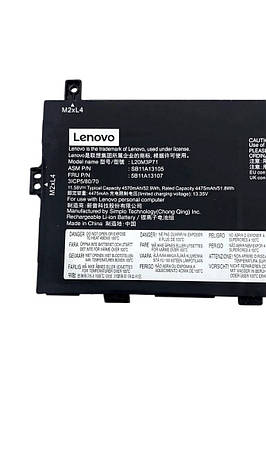 Оригінальна батарея для ноутбука Lenovo ThinkPad X13 Yoga Gen 2 - L20M3P71, фото 3