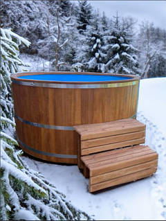 Спа купіль  Чан на дровах. Джакузі.