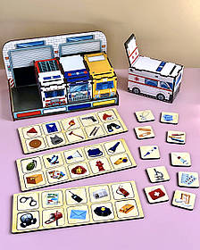 Дерев'яний сортер - комодик "Службовий транспорт"