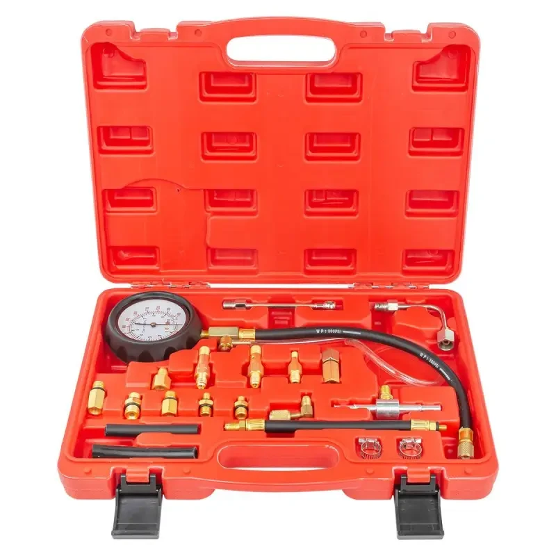 Набір для вимірювання тиску в паливних системах 20 дизель, бензин предметів (0-10bar), у кейсі
