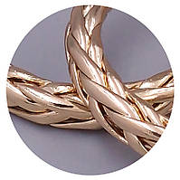 Сережки-кільця XР. Позолота 18К. Діаметр: 29 мм. Товщина: 4 мм.