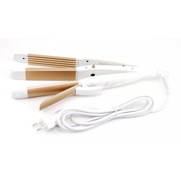 Плойка гофре для волосся 3 in 1 Promozer MZ-7023