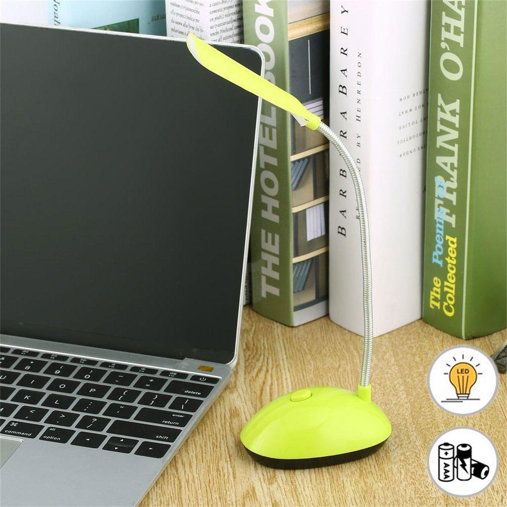 Настільний світильник на батарейках 3хААА "LED DESK Light X-7188" Салатовий, світлодіодна настільна лампа