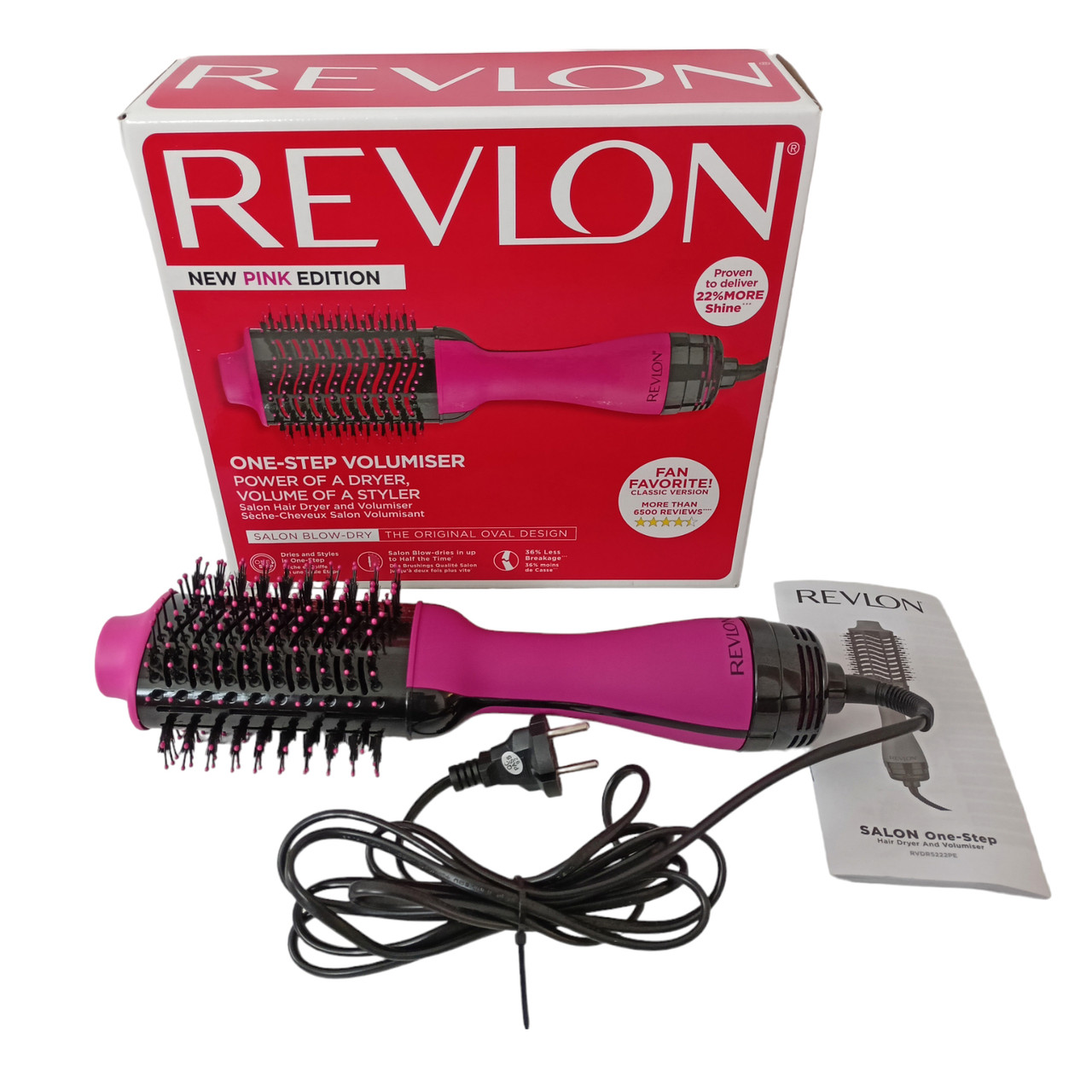 Фен-щетка Revlon Pink Pro Collection Salon One-Step RVDR5222PE NEW 2024 ...