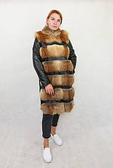 Хутряна жилетка з лисиці