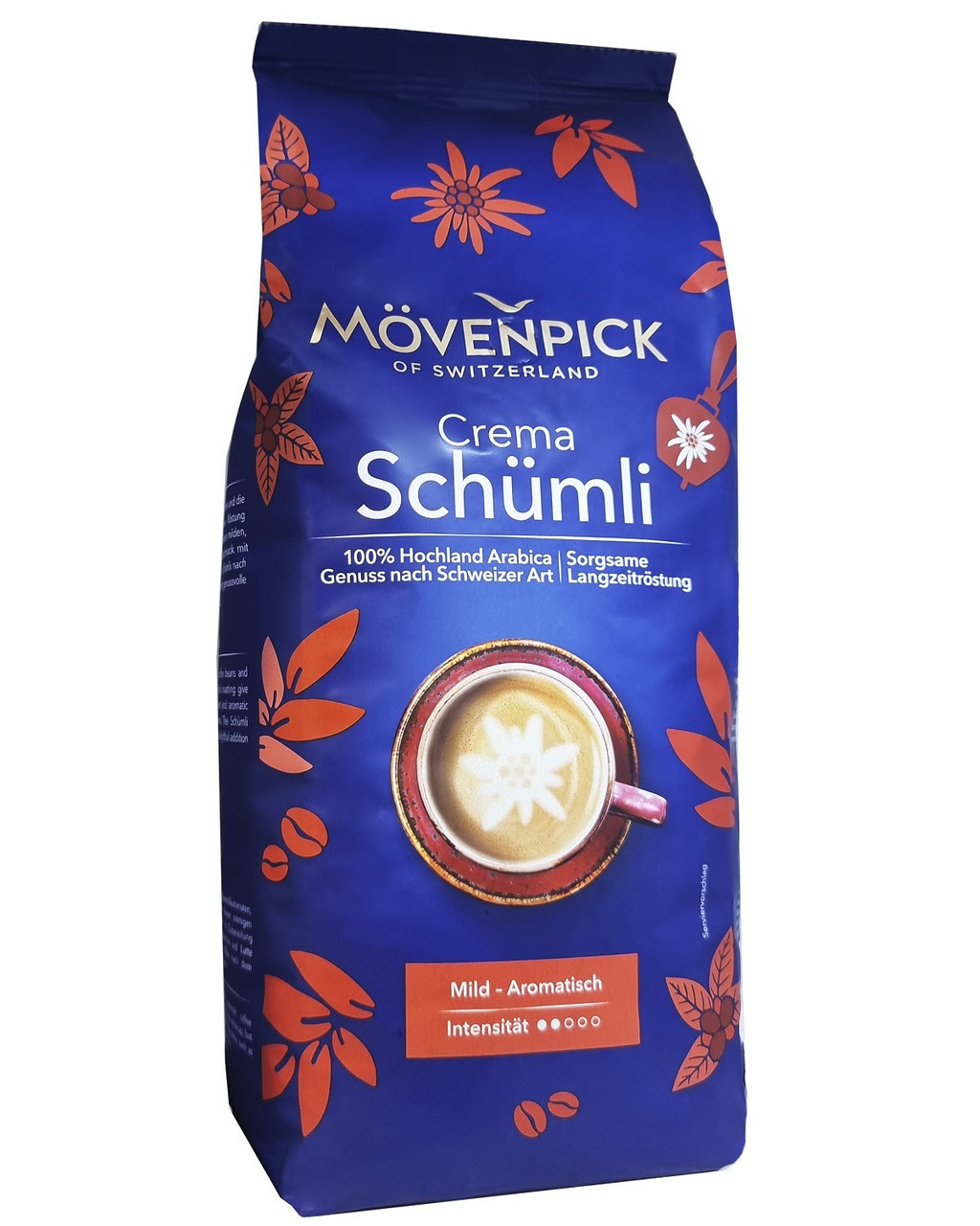 Кава зернова Movenpick Schumli Crema 100% арабіка 1000 г Німеччина, фото 1