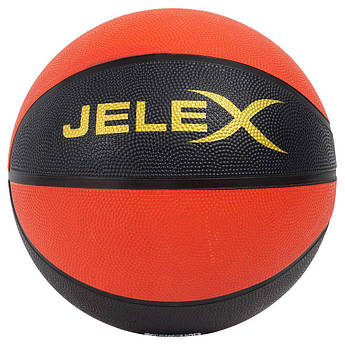М'яч баскетбольний JELEX Sniper Basketball жовтогарячий 70998474, Жовтогарячий, Розмір (EU) — 7