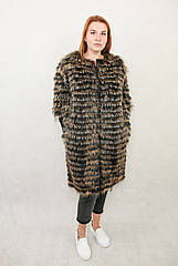 Хутряна жилетка з єнота