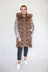 Хутряний жилет із фінського песця