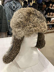 Шапка вушанка кролик