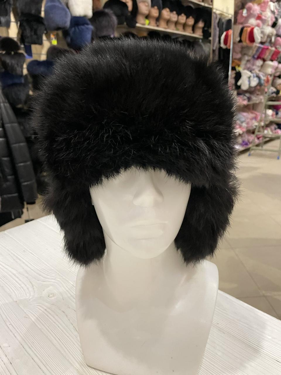 Шапка вушанка кролик