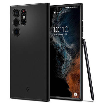 Чохол Spigen для Samsung Galaxy S22 Ultra — Thin Fit, Black (ACS03911)
