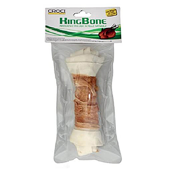 Ласощі для собак кістка курка жилована вузлова Croci King Bone Chicken 18см 60гр 1шт/уп