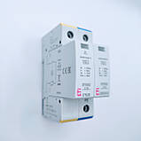Обмежувач перенапруги ETI ETITEC C T2 275/20 (1+1) 2p захист інвертора по АС, фото 8