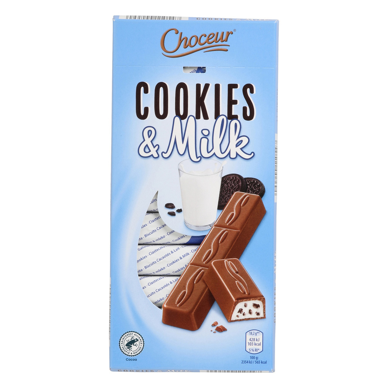 Шоколад Молочний Choceur Cookies & Milk Печиво та Молоко 200 г Німеччина, фото 1