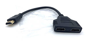 Кабель-розгалужувач HDMI splitter 1/2, фото 1