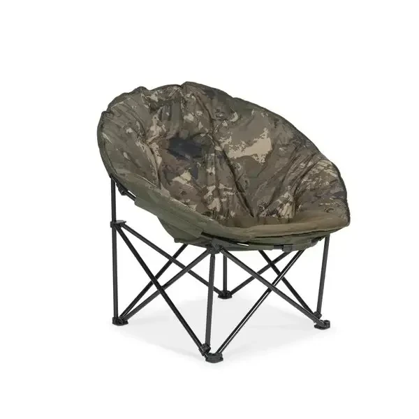 Карпове крісло, крісло для риболовлі, крісло Nash Bank Life Moon Chair Camo