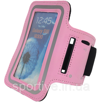 Чохол на руку для смартфона рожевий Tunturi 14TUSRU162, фото 1