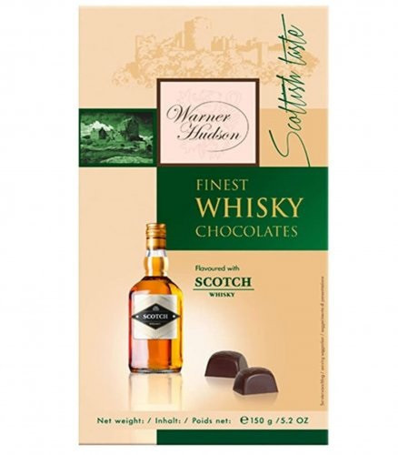 Цукерки Шоколадні зі смаком Скотч Віскі Scotch Whisky Chocolates Warner Hudson 150 г Німеччина