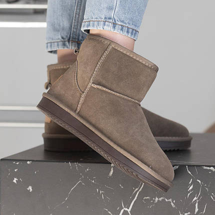 Зимові Жіночі Черевики UGG Classic Mini Brown / УГГ Класик Міні Коричневі, фото 1