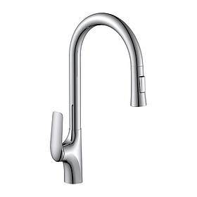 Змішувач для кухні з висувним виливом MONE Deluxe HILARY 7389389C Chrome