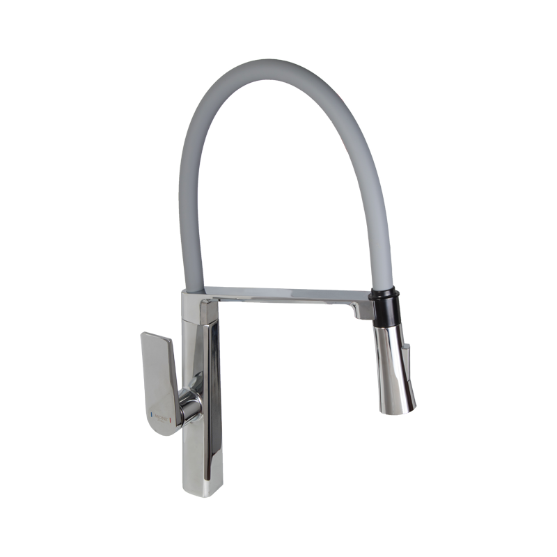 Змішувач для кухні з гнучким виливом MONE Deluxe KAREN 7380385C Chrome