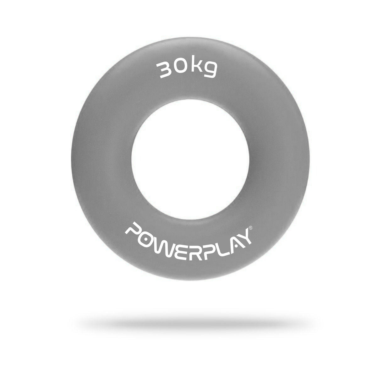 Еспандер кистьовий силіконовий PowerPlay PP-4324 Hand Grip Ring X-Hard 30 кг. Сірий, фото 1