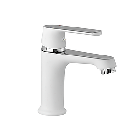 Змішувач для умивальника MONE Deluxe CLOE 1355355CW White/Chrome