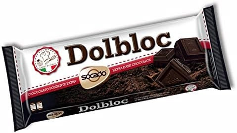 Шоколад Екстра Чорний Сокадо Dolbloc Socado Extra Dark 500 г Італія