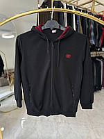 Чоловіча кофта з капюшоном Dekons 1283 (батал) 2-10XL чорна 8XL