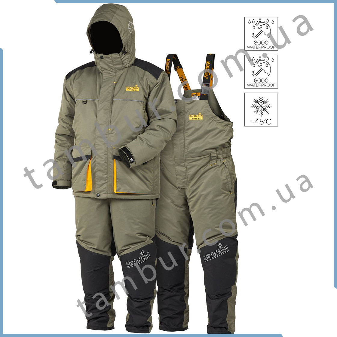 Зимовий костюм для риболовлі Norfin Arctic 4 + (Новинка) — 45C.