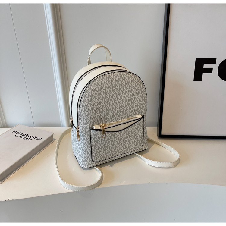 Жіночий міні-рюкзак молочний NK, фото 1