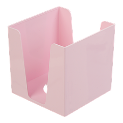 Бокс для паперів 90х90х90мм BM.6360-10 PASTEL рожевий