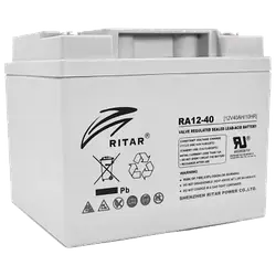 AGM RITAR RA12-40 12V 40Ah Аккумуляторная батарея