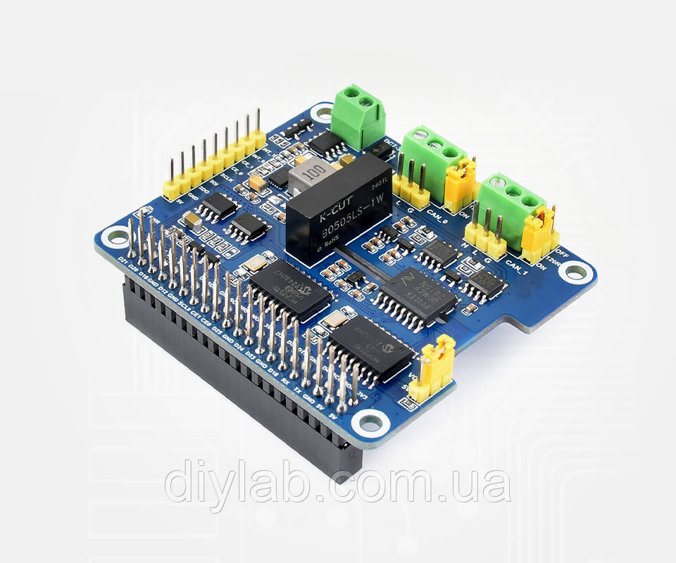 2-х канальний ізольований CAN 2-CH CAN HAT+ для Raspberry Pi від Waveshare