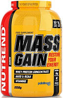 Гейнер для набору маси Nutrend Mass Gain2,25 kg шоколад-какао