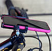 Тримач для телефону на велосипед на кермо GUB P 10 алюмінієвий чорний, фото 5