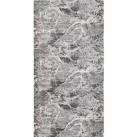 Самоклеючі 3D панелі під цеглу чорний мармур у рулонах 3,08м, м'які 3д панелі ПВХ 3мм (R061-3-3)