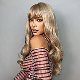 Перука пшеничний блонд, перука білявки хвиляста, перука світло-русява, фото 3