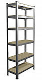 Стелаж металевий 180x90x40 6 полиць (сірий), фото 4