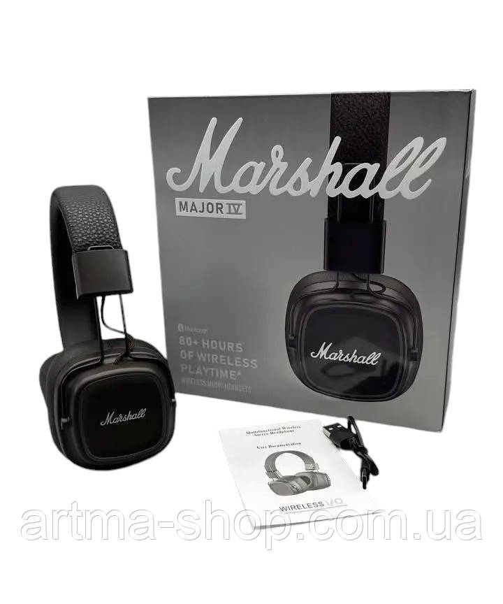 Навушники MARSHALL MAJOR ISZ, Bluetooth, чорні (M 4 MAJOR)