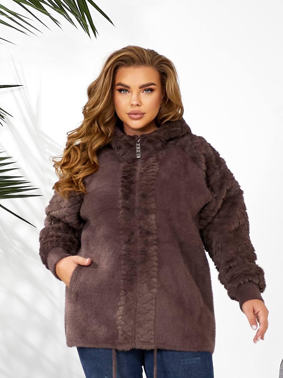 Жіночий Кардиган З Альпаки Розмір 52-58 (альп 1300), фото 1