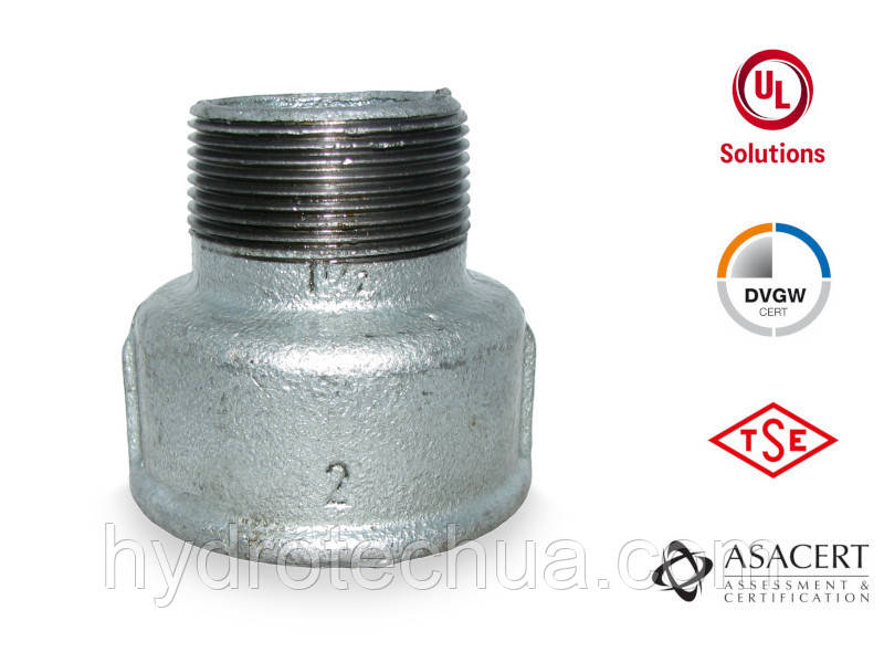 Муфта редукційна, № 246, перехідник ВЗ, 2"х1 1/2", фото 1